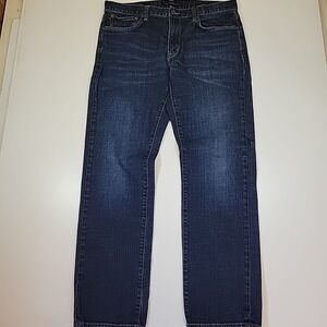 John Varvatos Wight Jeans Mens 34x29 Blue Dark Wash Skinny Star USA Grunge Denim